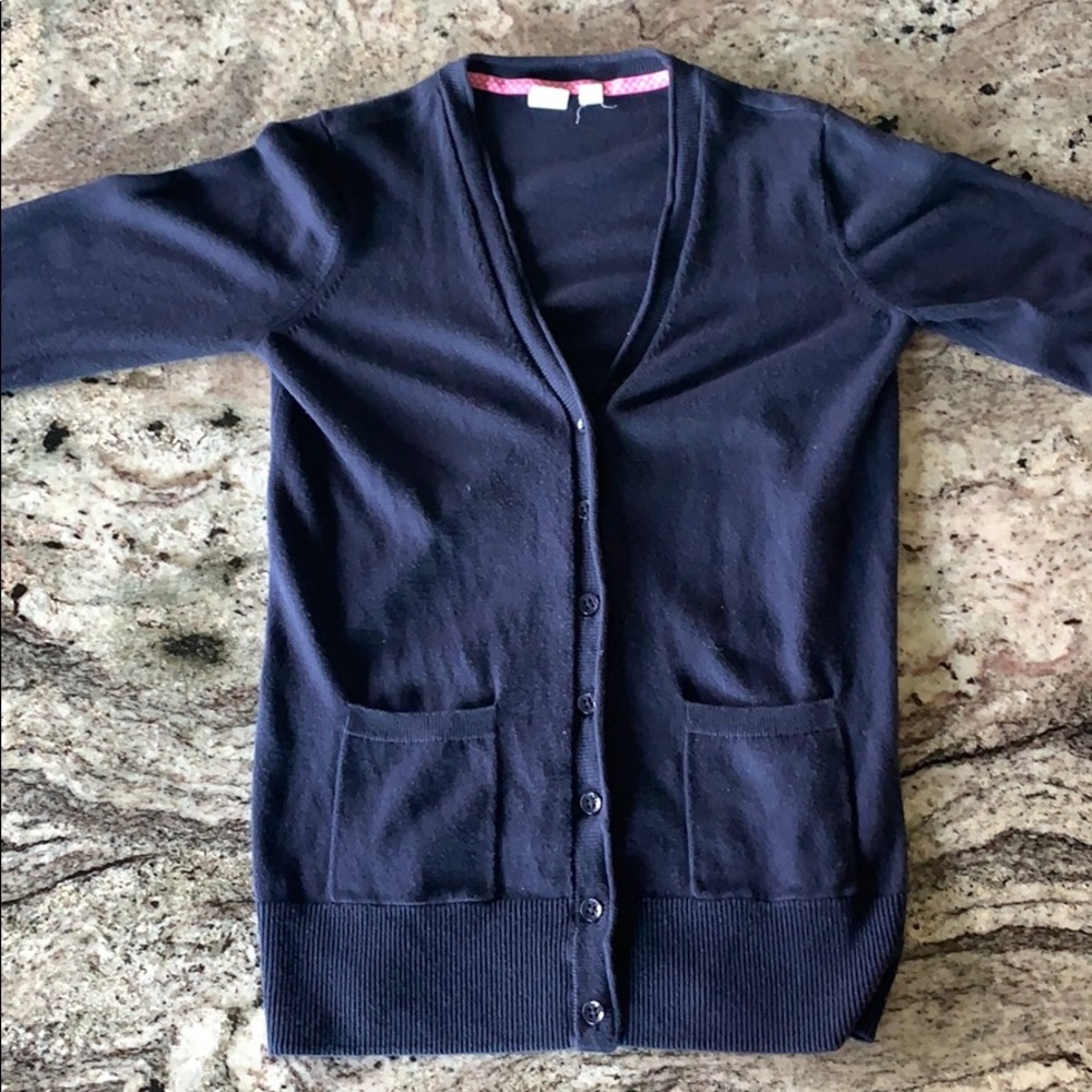 Girls button down sweater